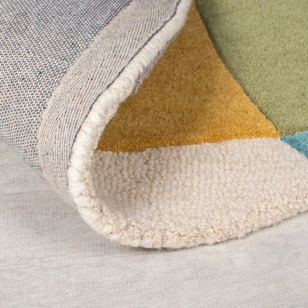Covor țesut manual rotund din lână ø 160 cm Glow Multi – Flair Rugs
