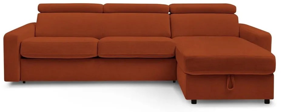 Colțar cărămiziu extensibil (cu colț variabil) Monaco – Bobochic Paris