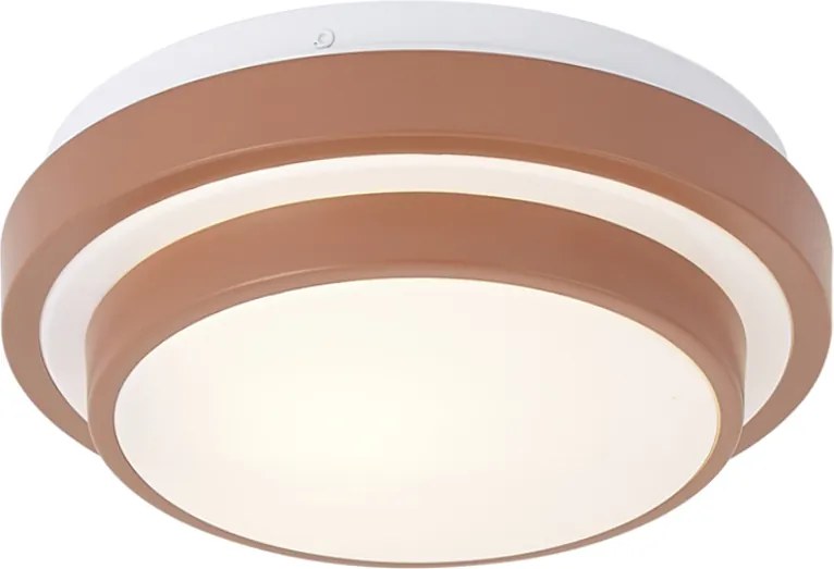 Plafonieră Sienna modernă cu alb 25cm IP44 - Walden