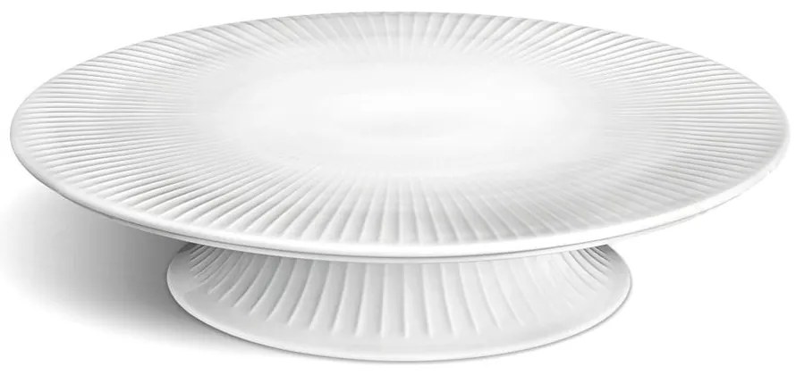 Suport din porțelan pentru tort Kähler Design Hammershoi Cake Dish, ⌀ 30 cm, alb