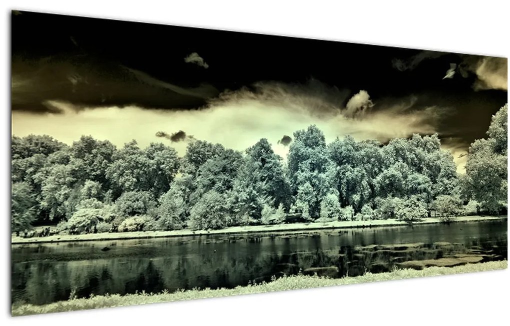 Tablou suprafeței de apă (120x50 cm)