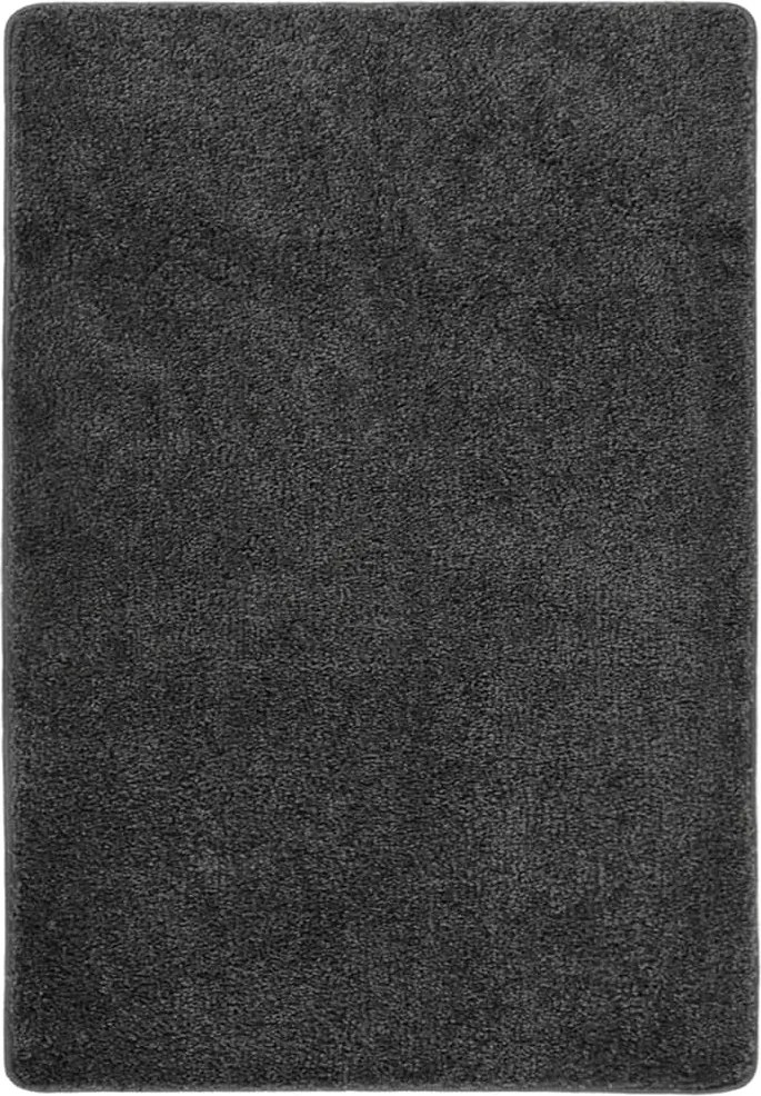 vidaXL Covor pufos, gri închis, 120x170 cm, antiderapant