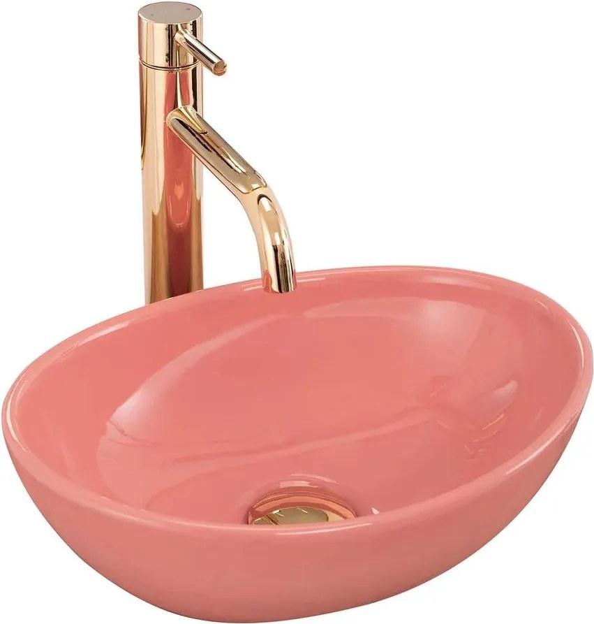 Lavoar pe blat Rea Sofia Mini roz 34 cm