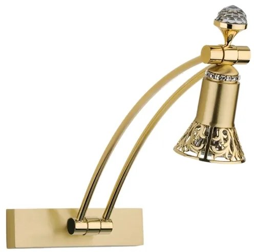 Aplica din alama pentru oglinda, tablou cu Cristal Coco