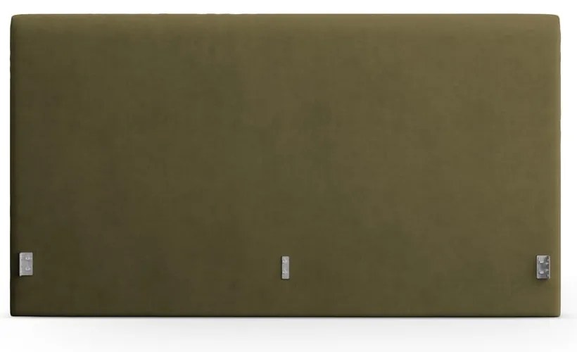 Tăblie de pat verde tapițată 190,5x100 cm Remo – Micadoni