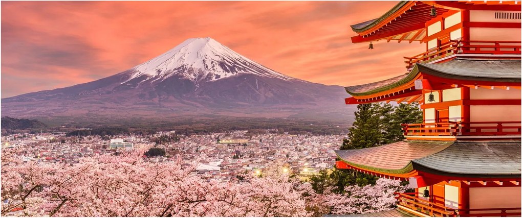Tablou - Fujiyoshida, Japonia (120x50 cm)