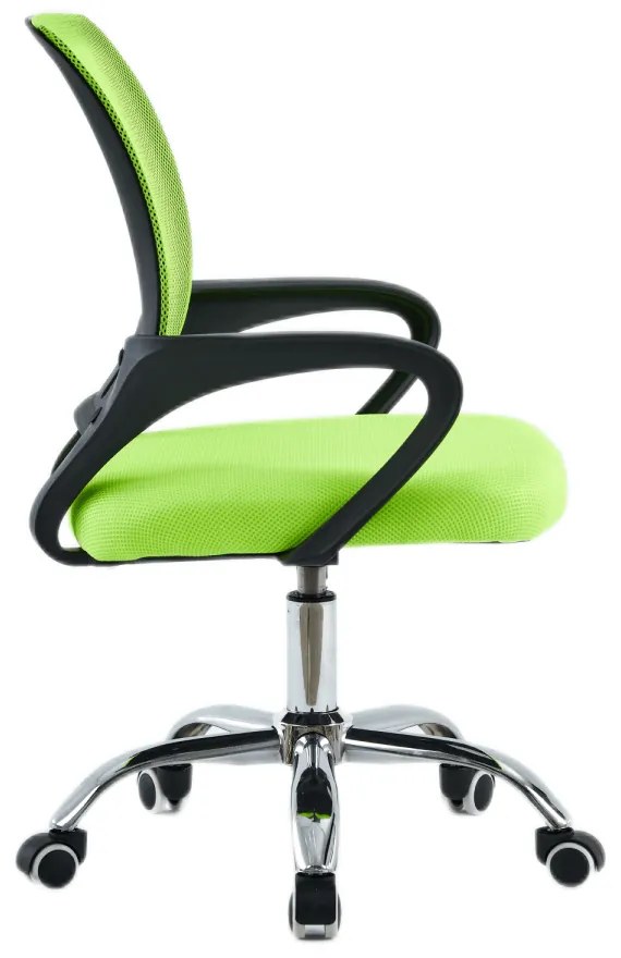 Scaun de birou, verde/negru, DEX 4 NEW