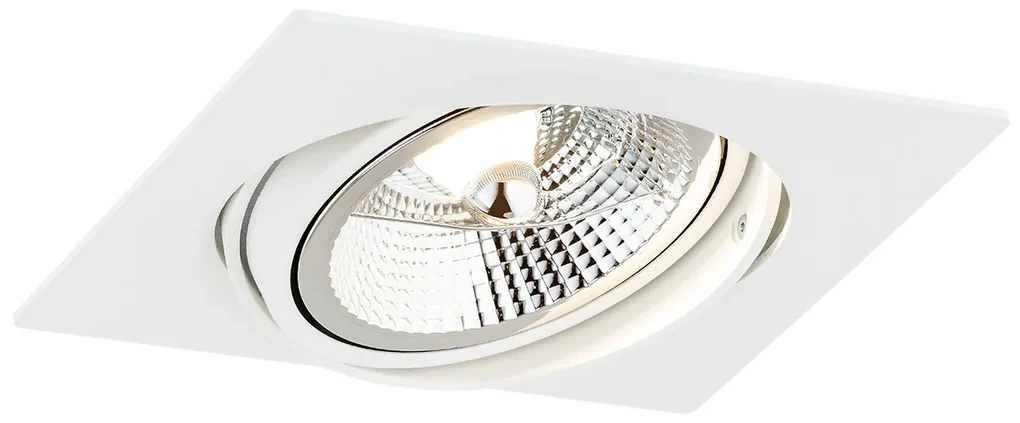 Spot incastrat directionabil tavan fals OLIMP PLUS 1 alb