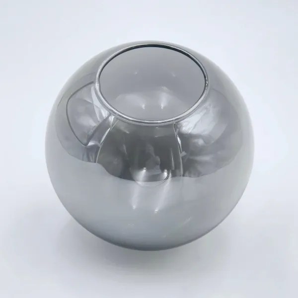 Lustră pe tijă LILOU 4xE14/5W/230V crom mat/fumuriu