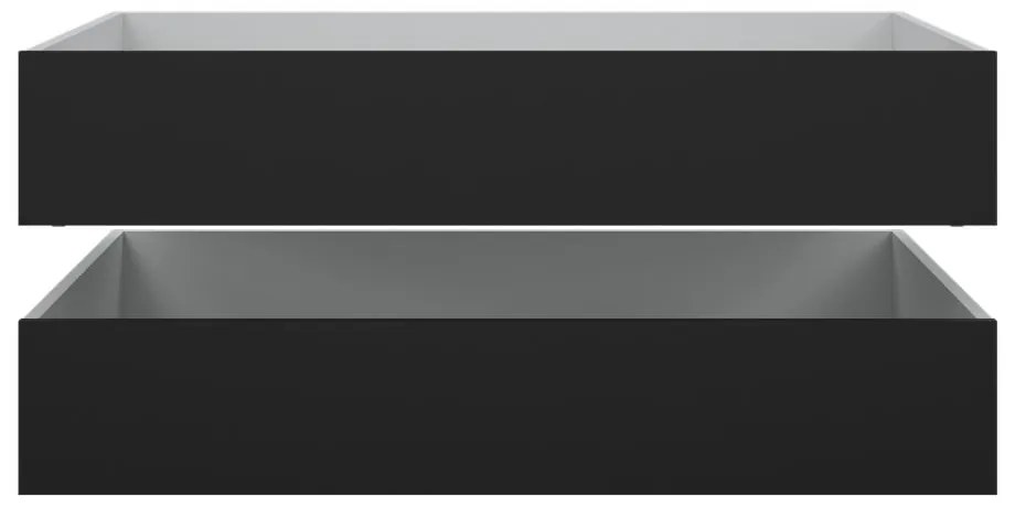 Sertare sub pat negre 2 buc. 90x190/140x190 cm Naia – Tvilum