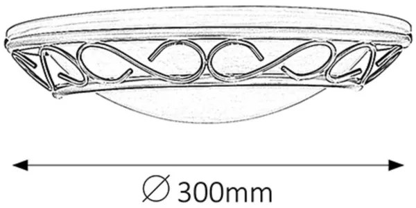 Rabalux 3721 - Aplică perete ATHEN 1xE14/60W/230V