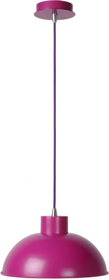 Lucide BORIS 31456/30/39 Pendul cu 1 braț violet 1xE27 max. 60W d30x31-140 cm