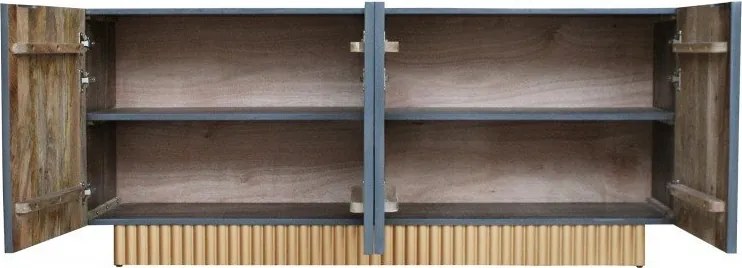 Comoda design natural industrial Piazza San Marco 177cm