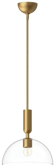 Lustră pe tijă Alora Mood ALM-JUDE-P-GD-CL JUDE 1xE27/60W/230V alamă