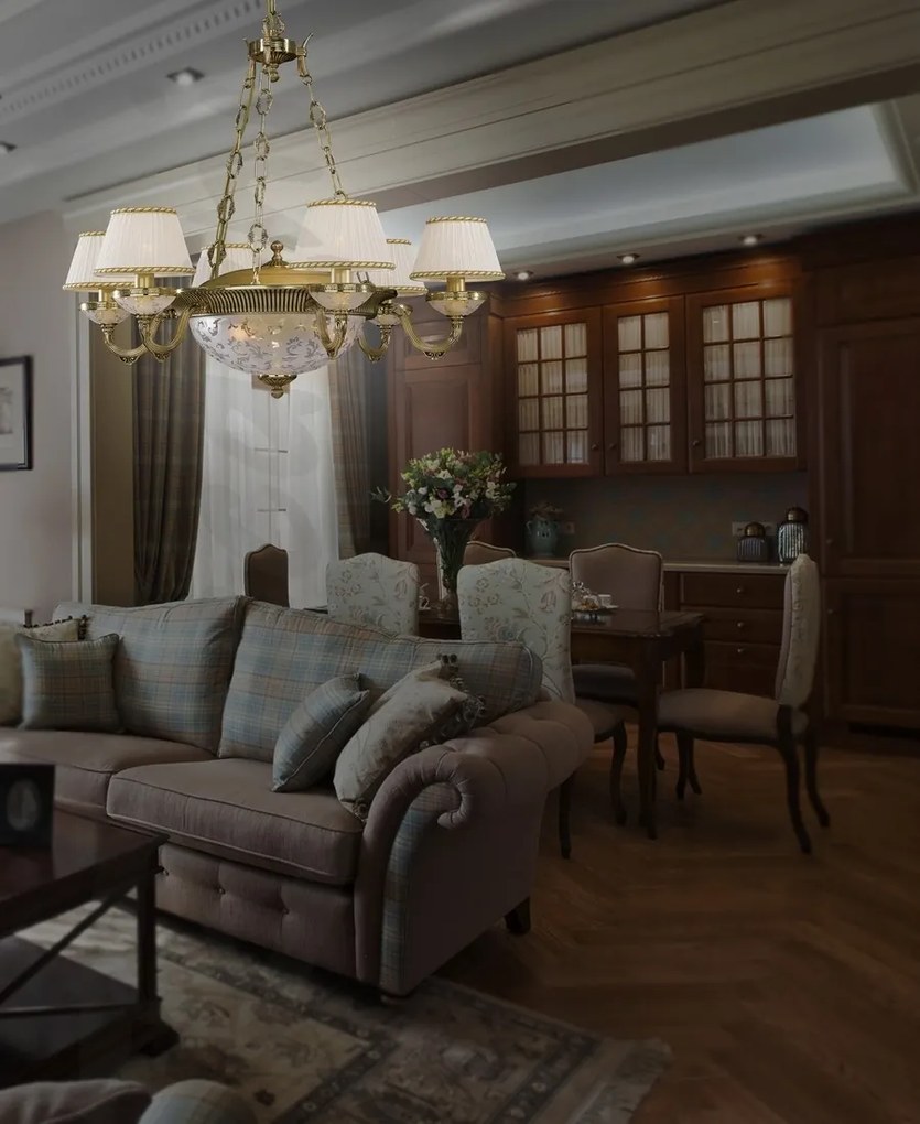 Candelabru din alama design italian 6502
