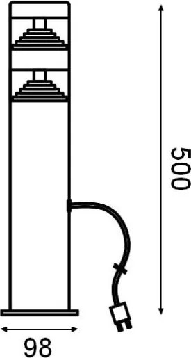 Lampă LED de exterior Ledvance ORION DOUBLE LED/4W/12V IP44