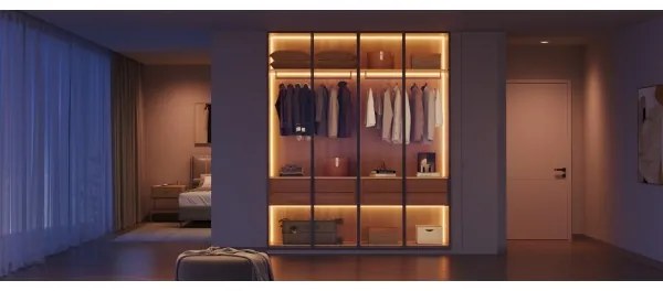 Bandă LED RGBWWIC dimabilă Govee COB 3780 diode 3m Wi-Fi Matter