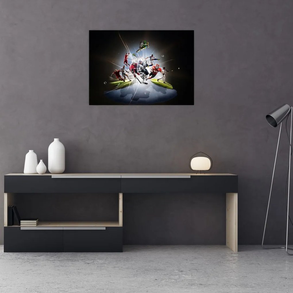 Tablou - Sportivii (70x50 cm)