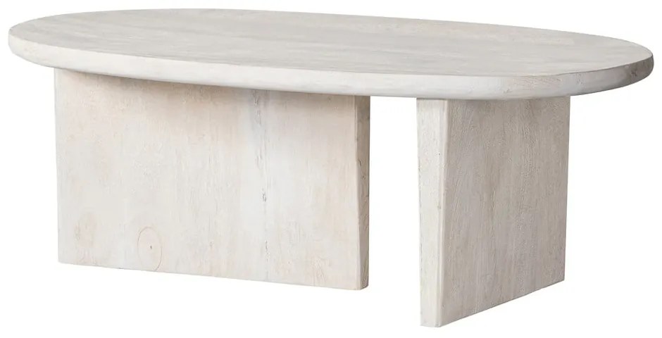 Măsuță de cafea în culoare naturală din lemn de mango 110x60 cm Seam – WOOOD