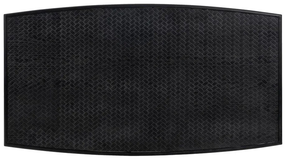 Măsuță de cafea neagră din metal 60x109,5 cm Oslo – Ixia