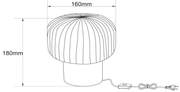 Lampă de masă Lucide 78595/01/02 JANY 1xE14/25W/230V auriu