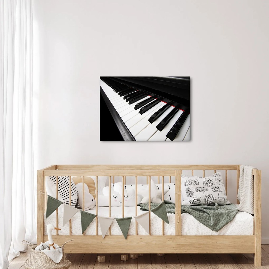 Tablou ccu clapele de pian (70x50 cm)