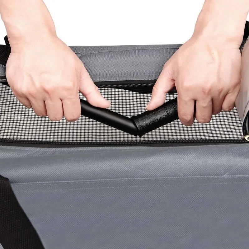 Geantă transport pentru animale 70 x 52 x 52 cm Grey - L
