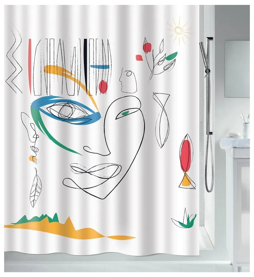 Perdea de duș 180x200 cm Faces – Spirella