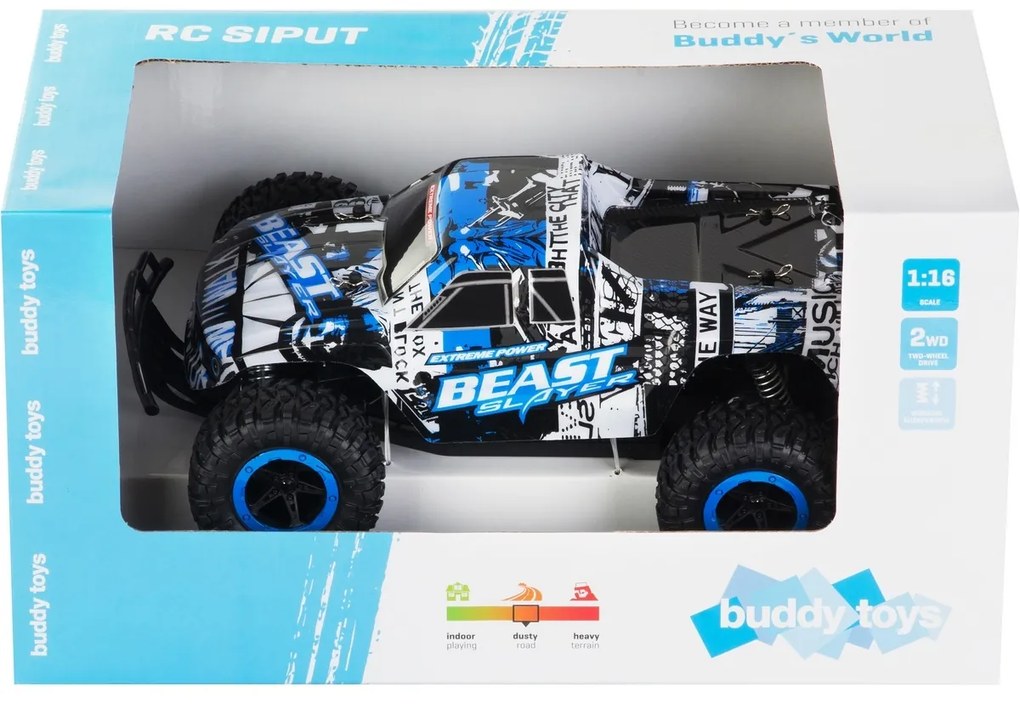Buddy Toys BRC 16.513 Mașină telecomandată RCSiput, albastră