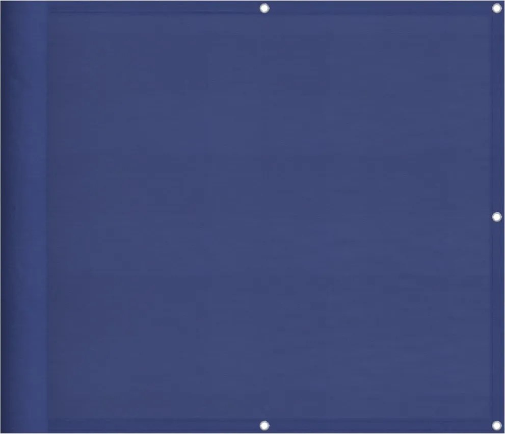 vidaXL Paravan de balcon, albastru, 90x700 cm, 100% poliester oxford