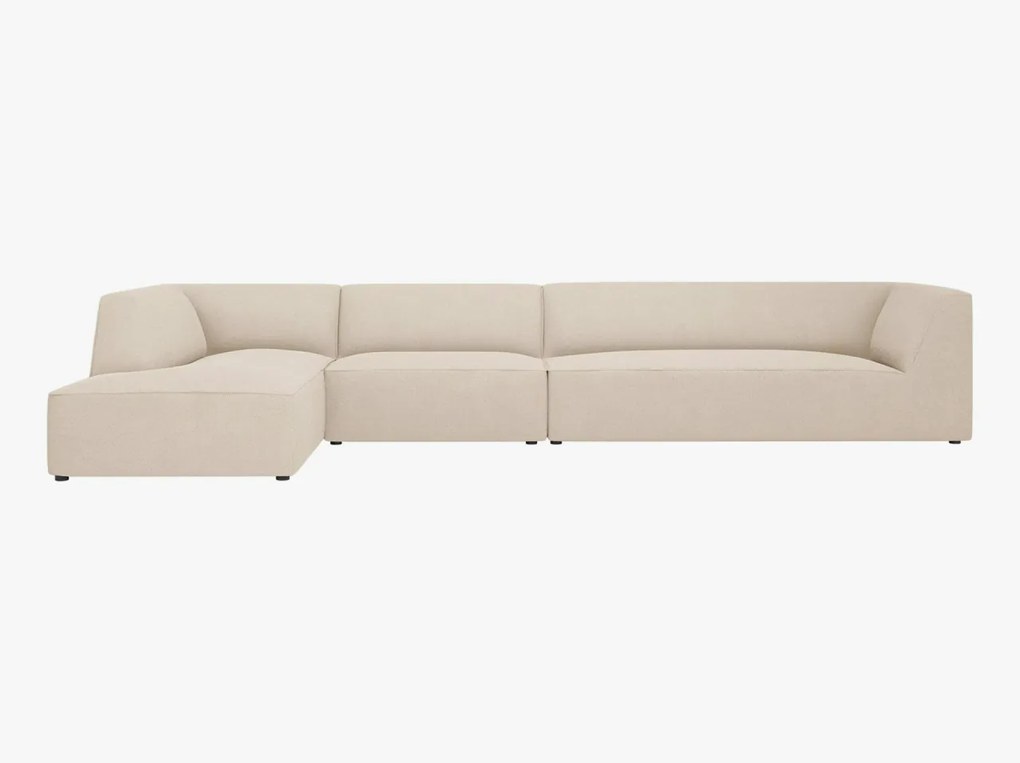 Coltar 5 locuri Ruby stofa L366 cm