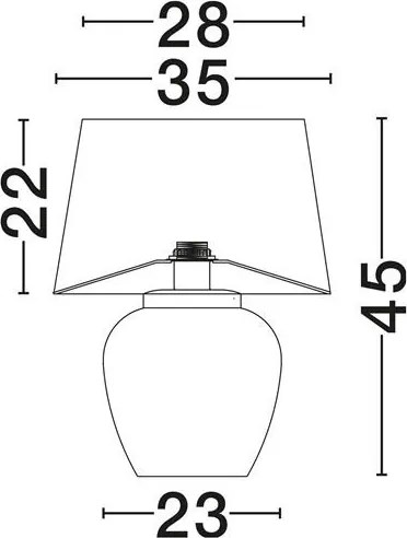 Veioza, Lampa de masa TERO