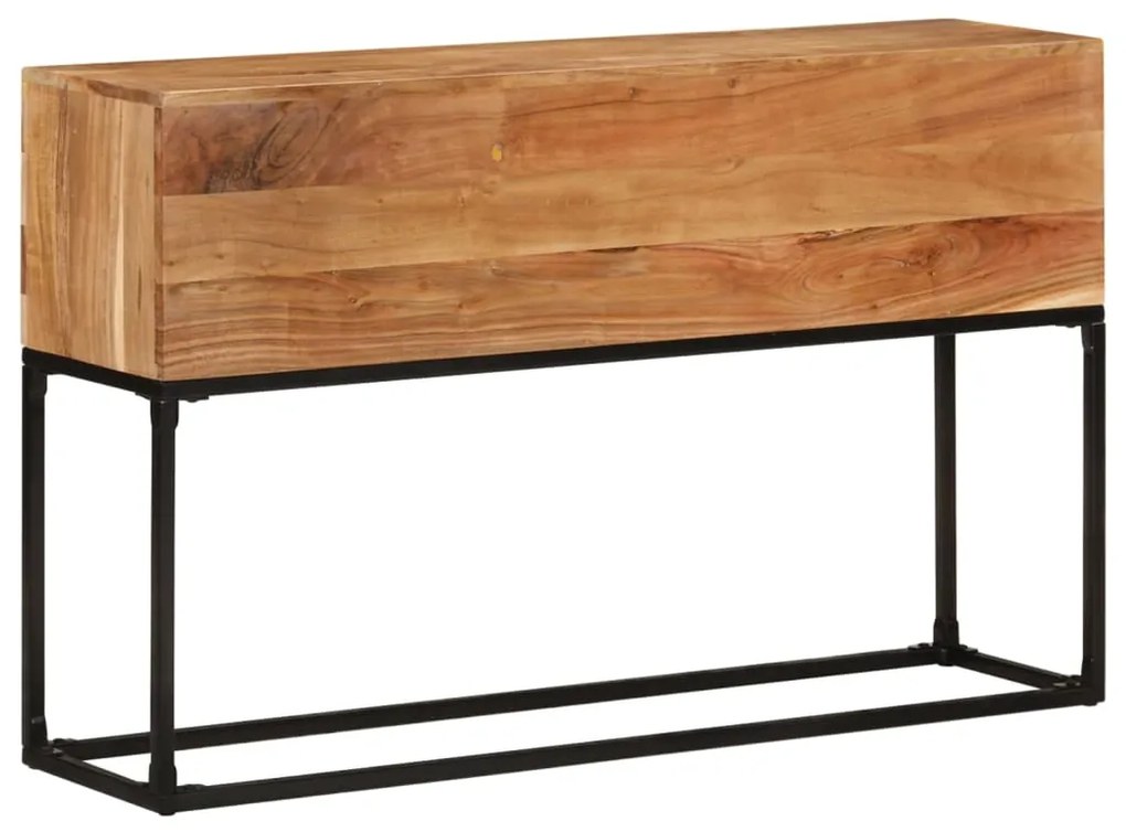 vidaXL Masă consolă, 120x30x75 cm, lemn masiv de acacia