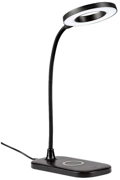 Rabalux 74013 - Lampă de birou LED tactilă HARDIN, dimabilă, 5W, neagră