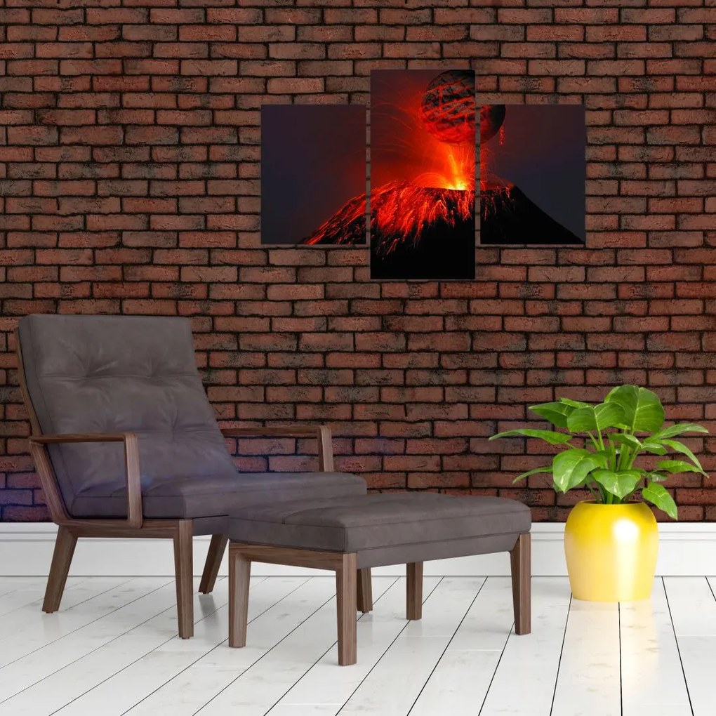 Tablou cu vulcan (90x60 cm)