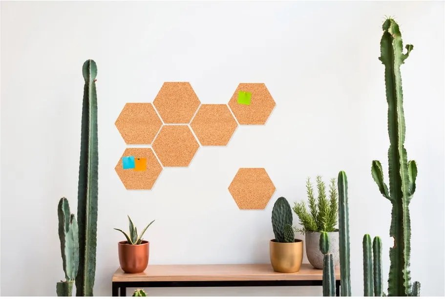 Avizier din plută pentru notițe Really Nice Things Geometric