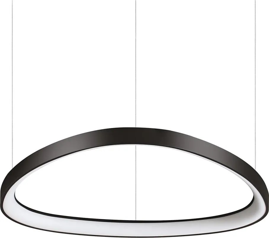 Ideal Lux - Lustru LED suspendat pe cablu GEMINI LED/47W/230V 2700K diam. 61 cm CRI 90 negru