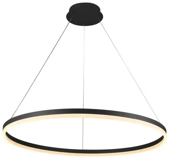 Lustră LED dimabilă pe cablu LED/55W/230V 3000-6500K + telecomandă