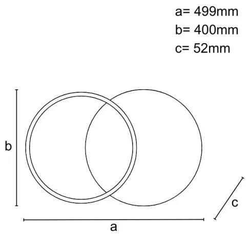 Plafonieră LED dimabilă LED/60W/230V 3000-6500K + telecomandă