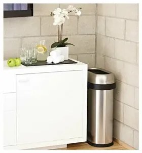 Coș de gunoi pentru spații comerciale Simplehuman 50 l, oțel inoxidabil