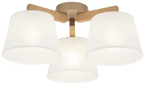 Brilagi - Lustra aplicată LATTE SABIA 3xE27/15W/230V pin/alb