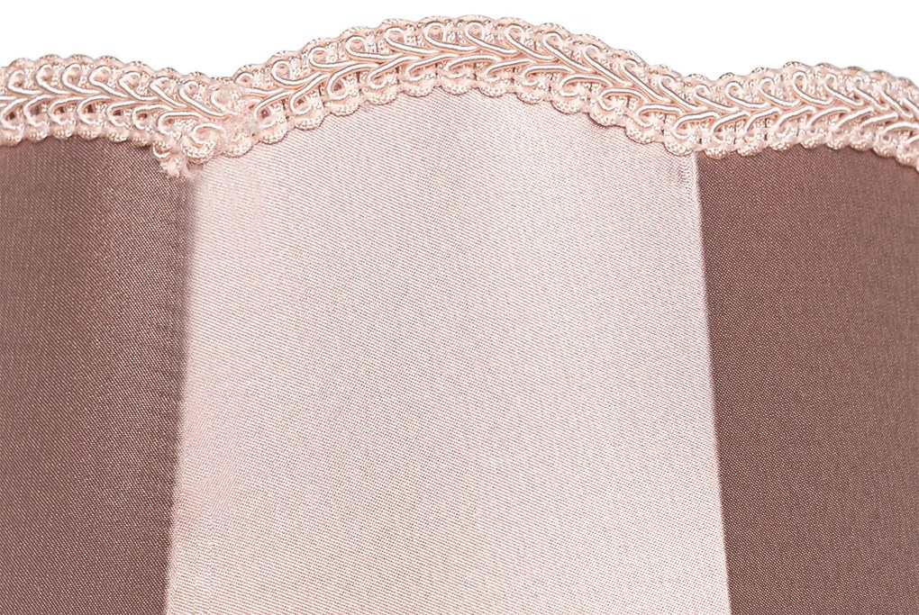 Abajur din stofă roz 30 cm - Granny