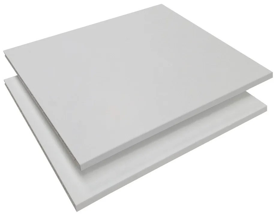 Rafturi albe pentru sistemul de rafturi modulare 2 buc 32x27 cm Mistral Kubus - Hammel Furniture