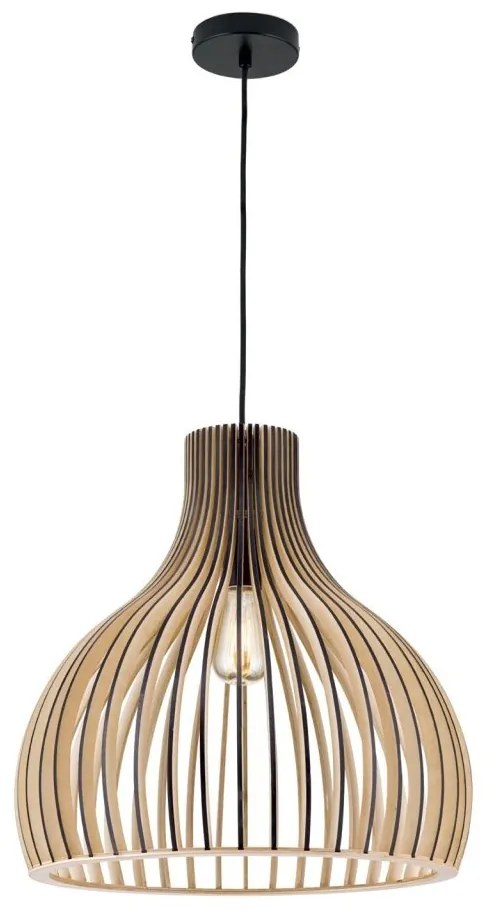 Lustra/Pendul modern din lemn stil scandinav ERIK D-45cm