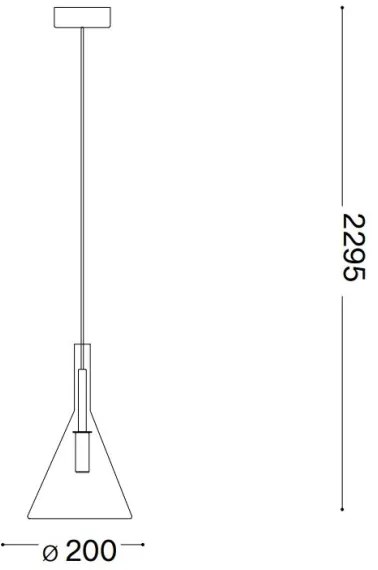 Lustră LED pe cablu Ideal Lux EMPIRE 1xG9/3W/230V