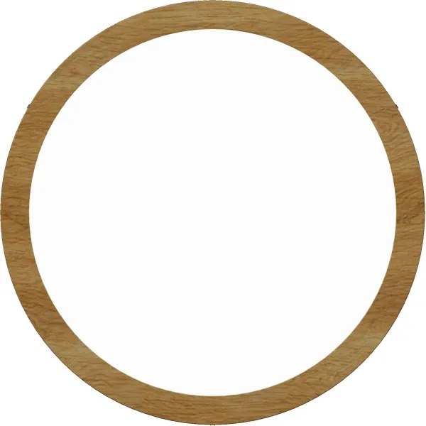 Plafonieră LED RONDO LED/48W/230V d. 50 cm stejar APLED