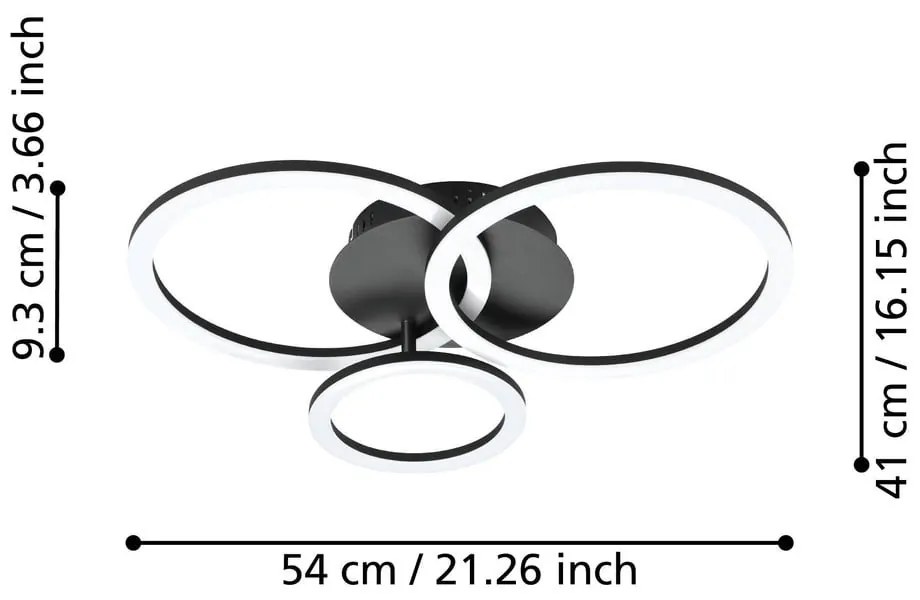 Plafonieră smart LED 33 W PARRAPOS-Z – EGLO