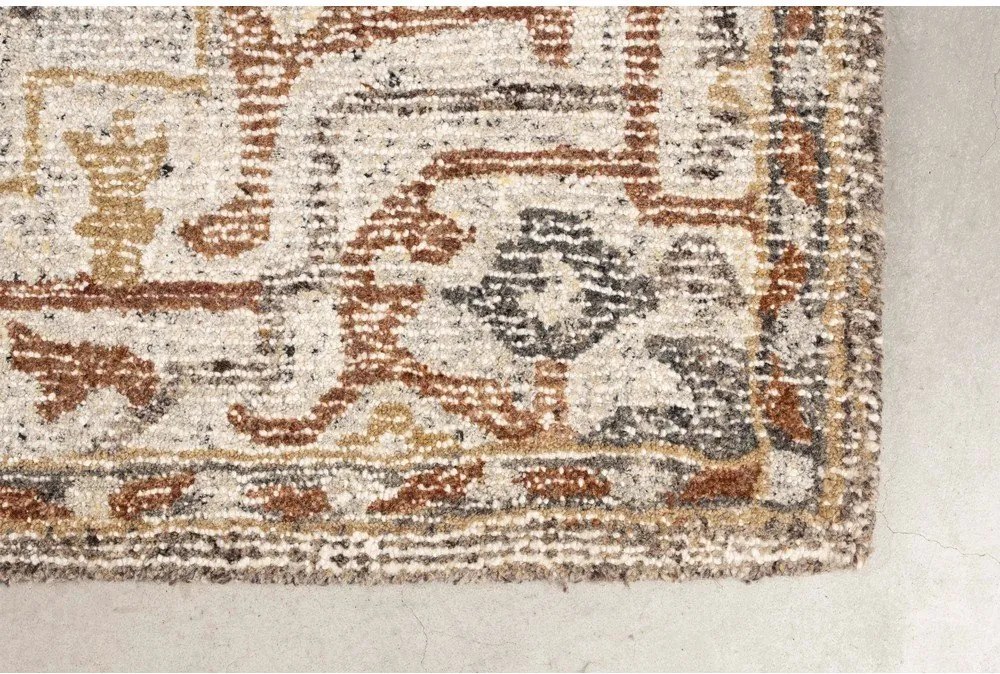 Covor bej din amestesc de lână 200x300 cm Amori – Dutchbone