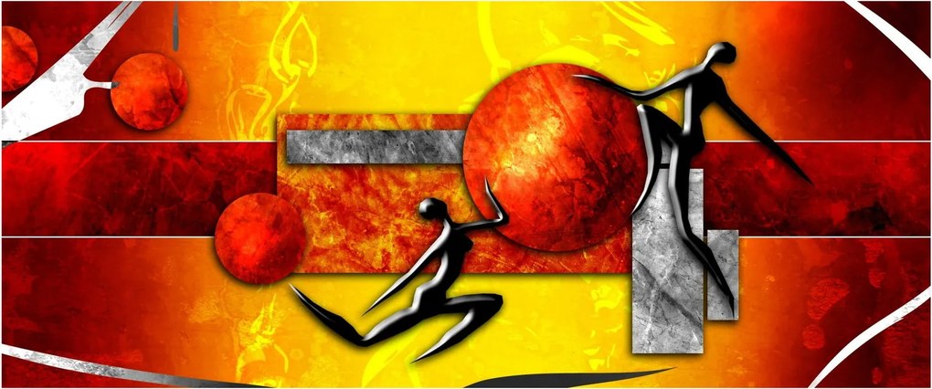 Tablou - Pictura omenirii (120x50 cm)