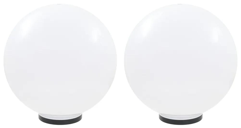 Lampi glob cu LED, 2 buc., 50 cm, PMMA, sferic 2, 1
